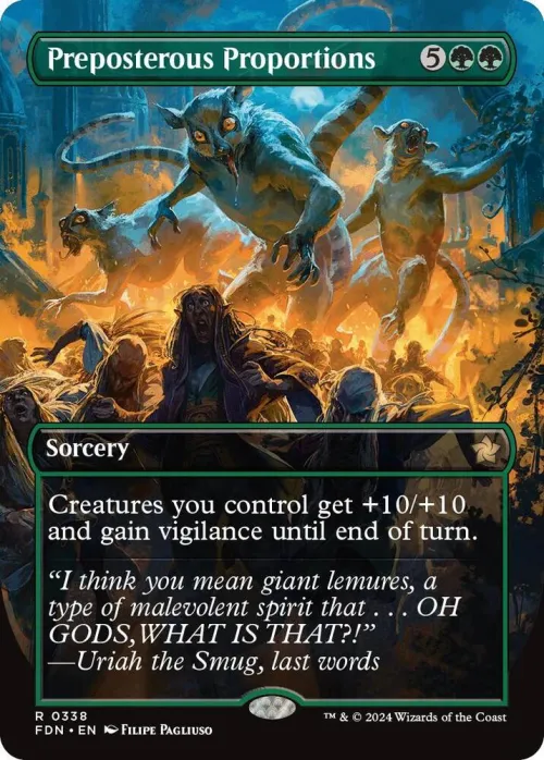 Preposterous Proportions - Foil