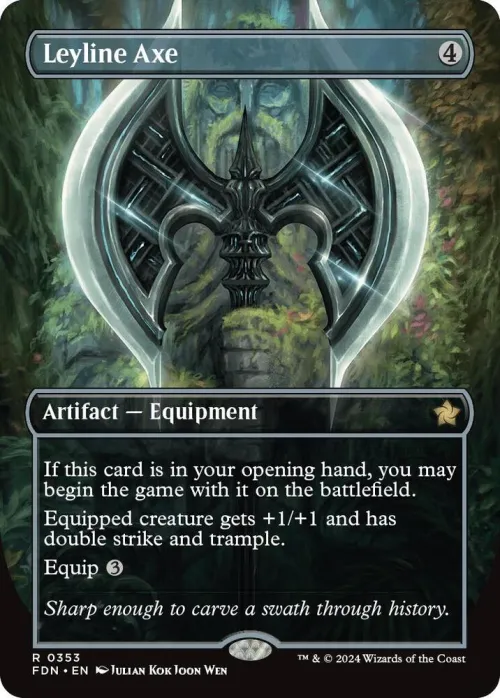 Leyline Axe - Foil