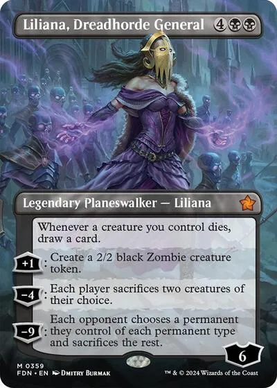 Liliana, Dreadhorde General - Foil