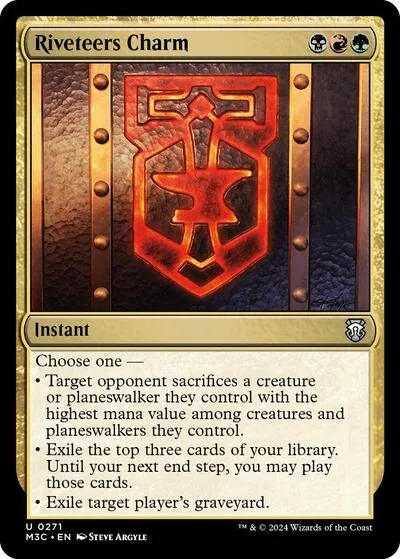 Riveteers Charm - Ripple Foil