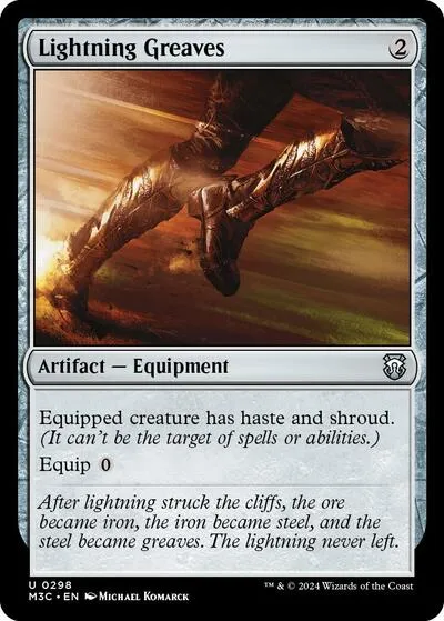 Lightning Greaves - Ripple Foil