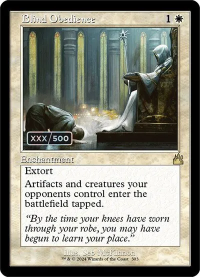 Blind Obedience - Serial Numbered