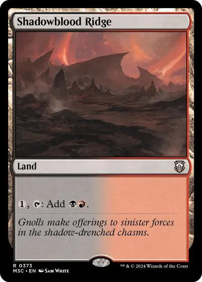 Shadowblood Ridge - Ripple Foil