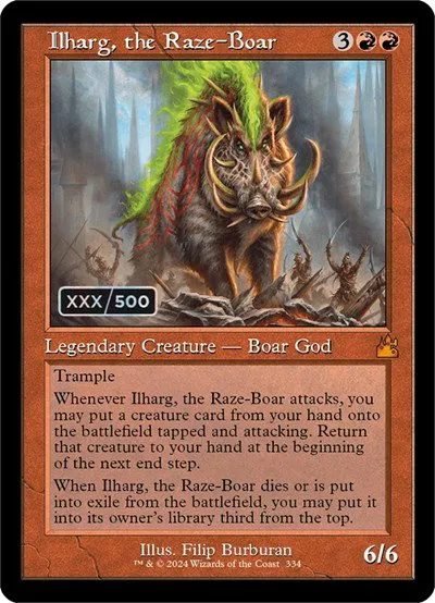 Ilharg, the Raze-Boar - Serial Numbered