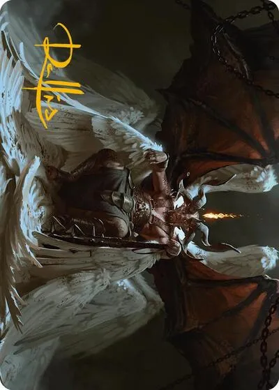 Shilgengar, Sire of Famine Art Card - Gold Stamped Signature