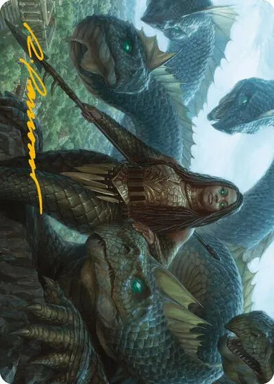 Hydra Trainer Art Card - Gold Stamped Signature