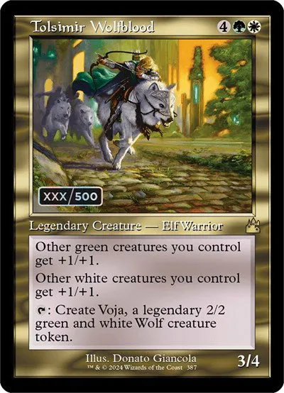 Tolsimir Wolfblood - Serial Numbered