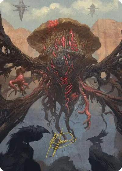 Inversion Behemoth Art Card - Gold Stamped Signature