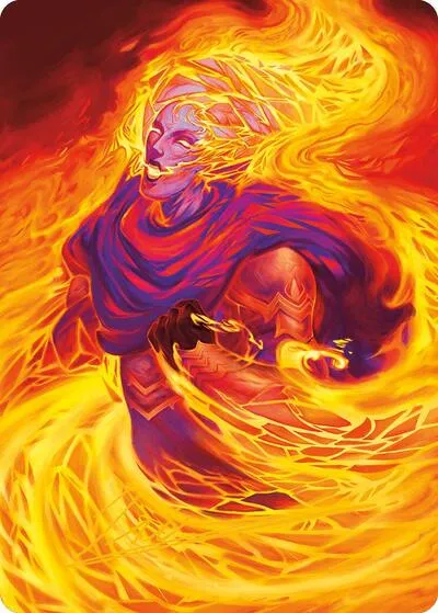 Flare of Duplication Art Card - Gold Stamped Signature
