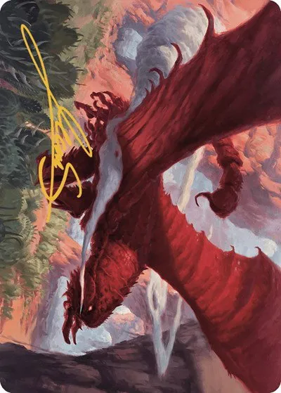 Stingerback Terror Art Card - Gold Stamped Signature
