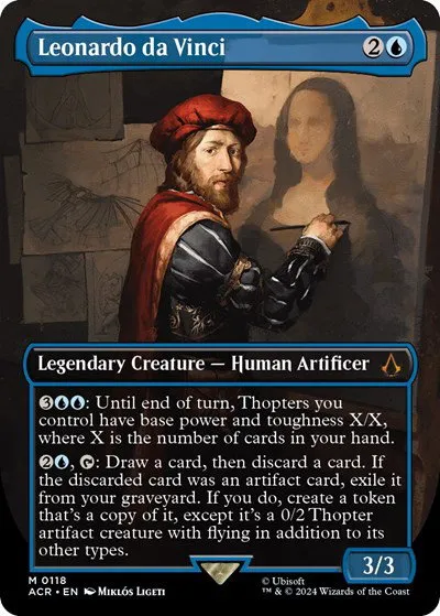 Leonardo da Vinci - Borderless Foil
