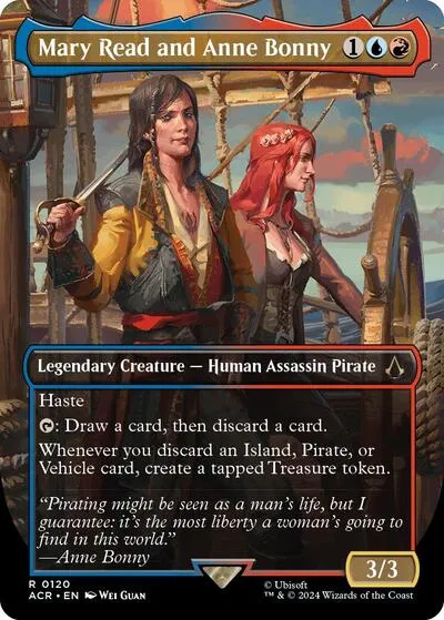 Mary Read and Anne Bonny - Borderless Foil