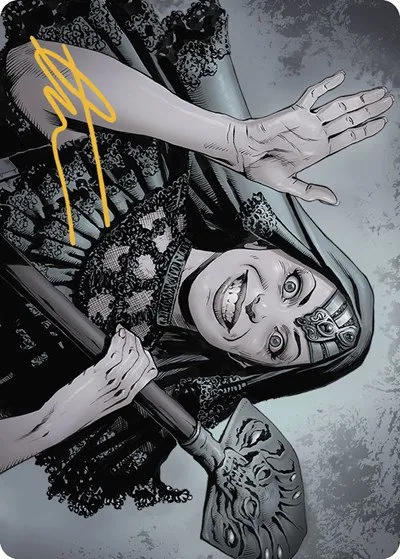 Gisa, the Hellraiser Art Card - Gold Stamped Signature