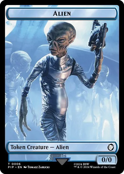 Alien // Clue Double-Sided Token