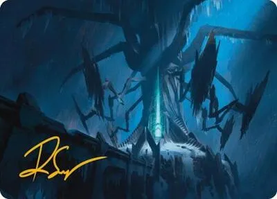 Yggdrasil, Rebirth Engine Art Card - Gold Stamped Signature