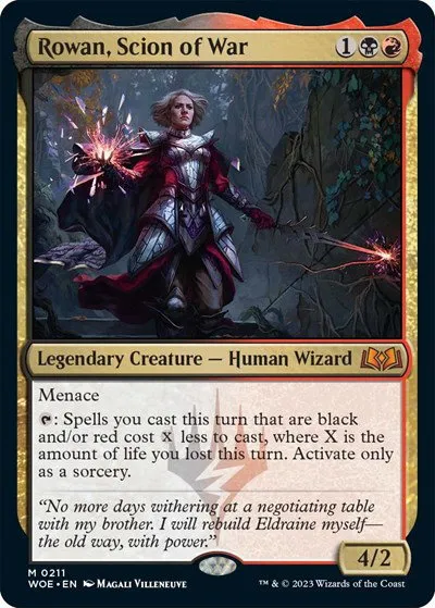 Rowan, Scion of War