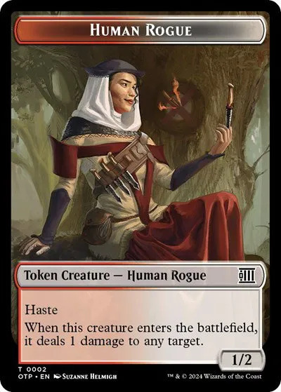 Human Rogue Token - Normal Human Rogue Token