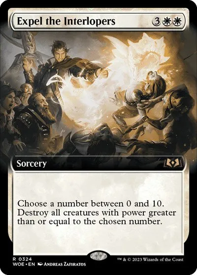 Expel the Interlopers - Foil