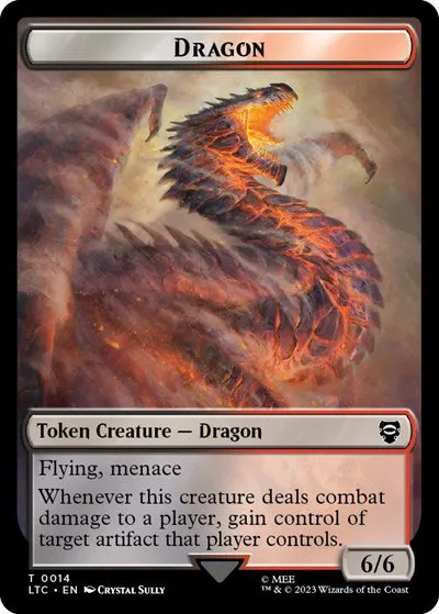 Wraith // Dragon Double-Sided Token