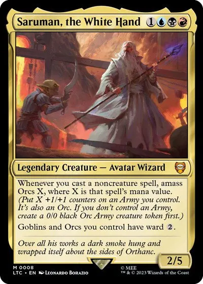 Saruman, the White Hand - Foil