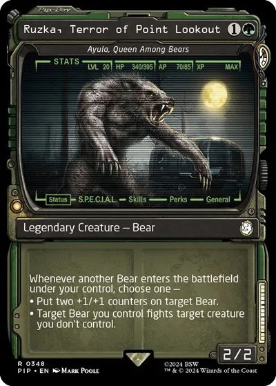Ruzka, Terror of Point Lookout - Ayula, Queen Among Bears - Foil