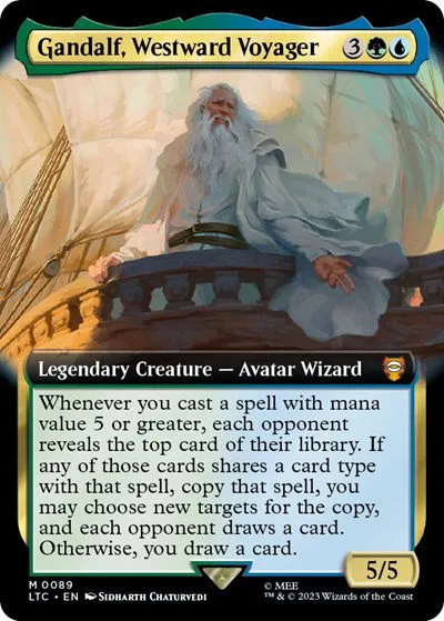 Gandalf, Westward Voyager - Foil