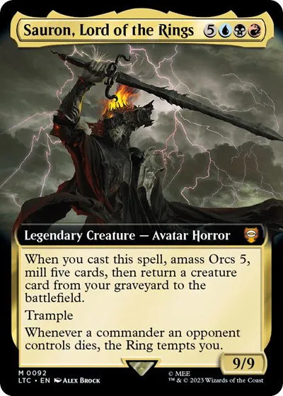 Sauron, Lord of the Rings - Foil