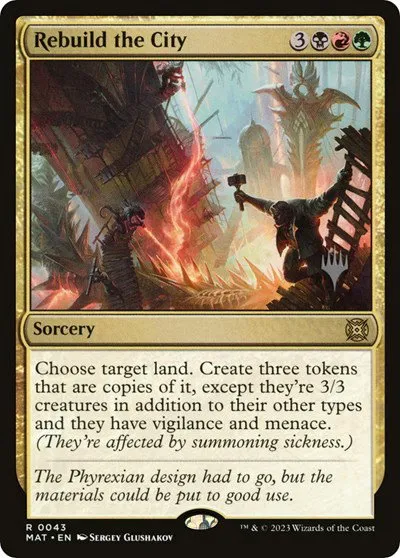 Rebuild the City - Foil Rebuild The City