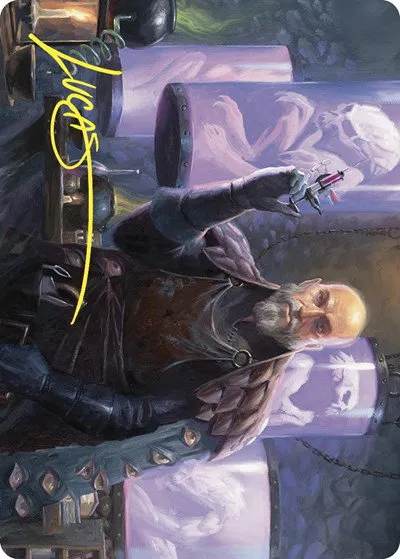 Endrek Sahr, Master Breeder Art Card - Gold Stamped Signature