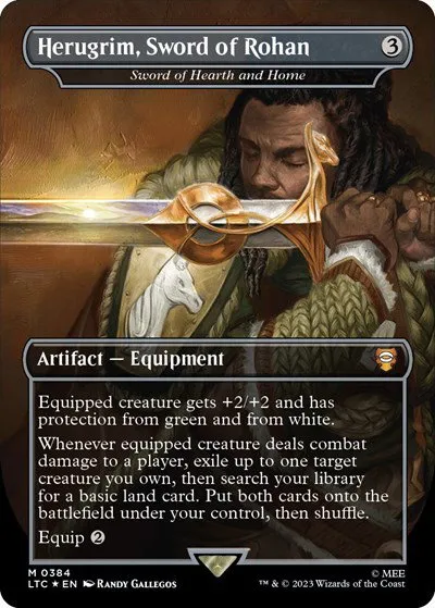 Herugrim, Sword of Rohan - Sword of Hearth and Home - Surge Foil