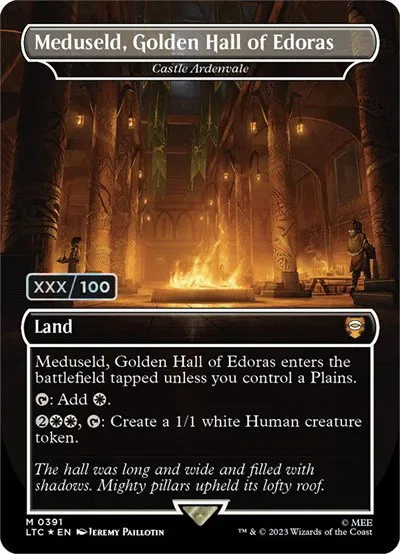 Meduseld, Golden Hall of Edoras - Castle Ardenvale - Serial Numbered