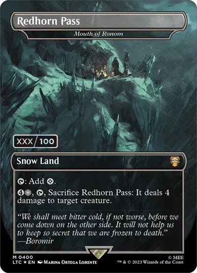 Redhorn Pass - Mouth of Ronom - Serial Numbered