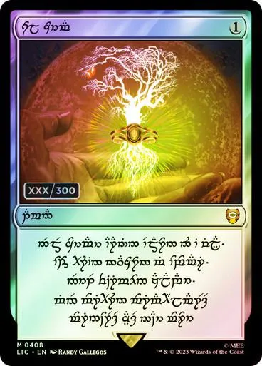Sol Ring - Elven - Serial Numbered