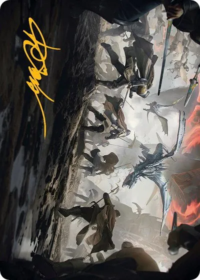 Invasion of Dominaria Art Card - Gold Stamped Signature