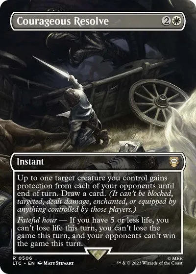 Courageous Resolve - Foil