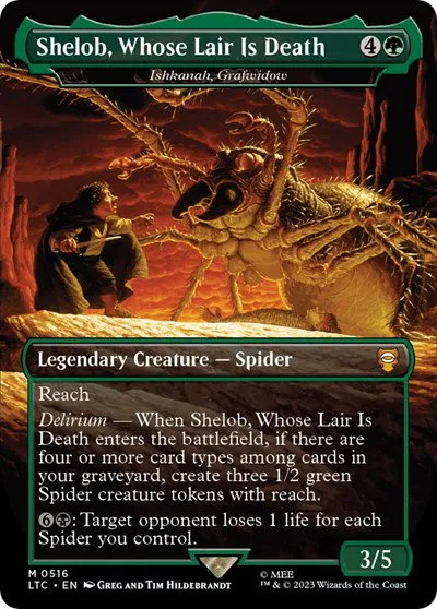 Shelob, Whose Lair Is Death - Ishkanah, Grafwidow