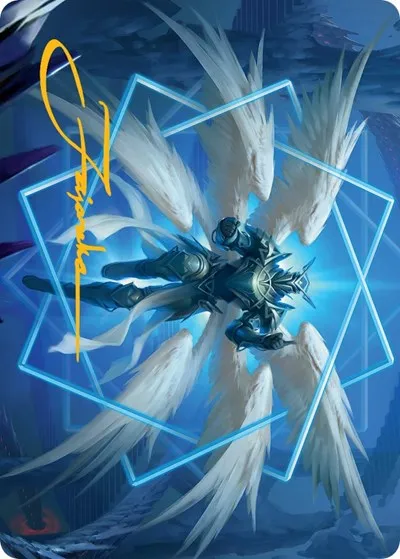 Vertex Paladin Art Card - Gold Stamped Signature