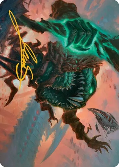 Yargle and Multani Art Card - Gold Stamped Signature