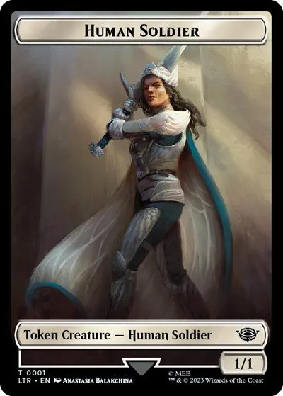 Human Soldier Token - Normal Human Soldier Token