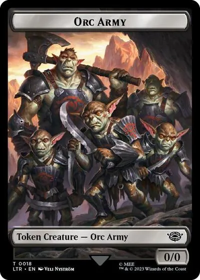 Orc Army (0018) // Food (0024) Double-Sided Token