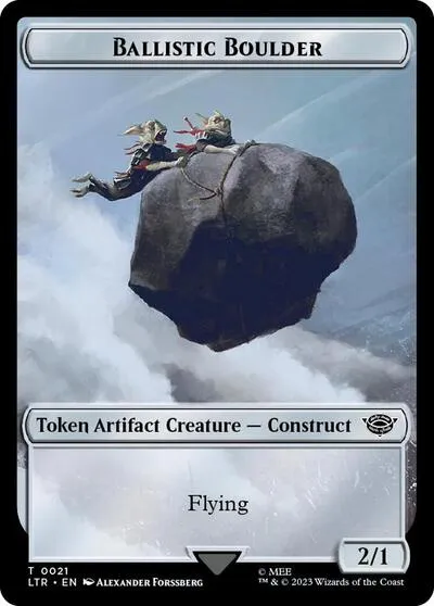 Ballistic Boulder // Food (0022) Double-Sided Token
