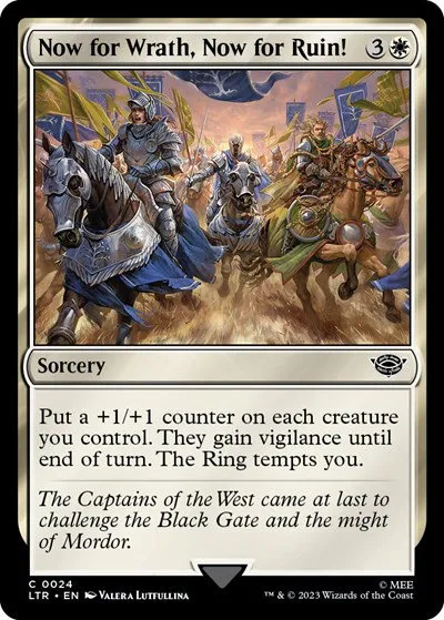 Now for Wrath, Now for Ruin! - Foil