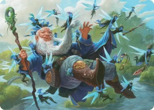 Mischievous Mystic Art Card