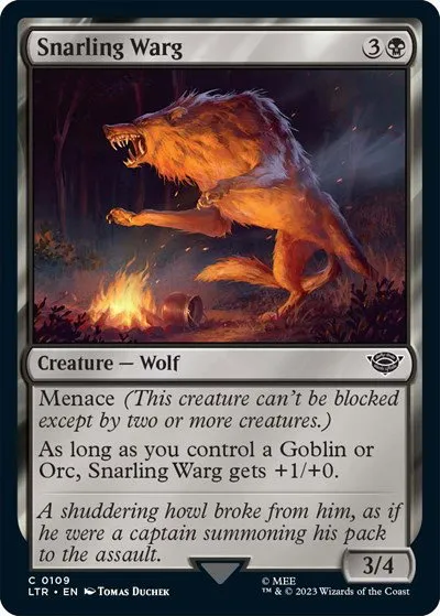Snarling Warg - Foil