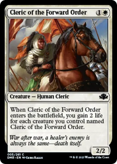 Cleric of the Forward Order - Normal Cleric Of The Forward O