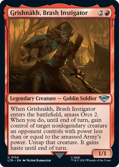 Grishnakh, Brash Instigator - Foil