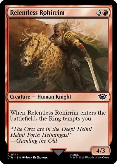 Relentless Rohirrim - Foil