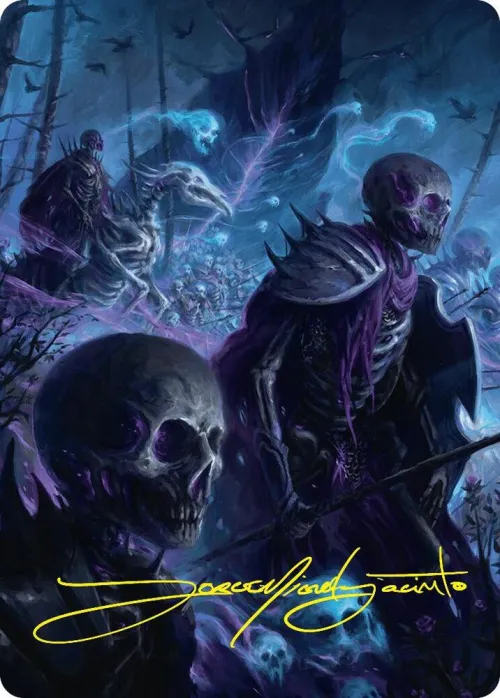 Rise of the Dark Realms Art Card - Gold Stamped Signature