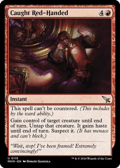 Caught Red-Handed - Foil