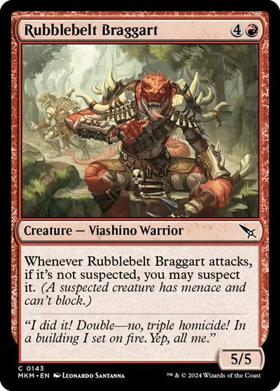 Rubblebelt Braggart - Foil